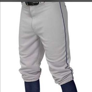 Easton Pro Knicker Baseball pants gray/navy pipe